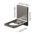 thumbnail image 3 of Precios de Descuento Únicos, Estante de almacenamiento de gel de ducha gris sin perforaciones, estante colgante para detergente, champú para baño, colgador de pared Prochoos con 2 piezas Akmoler, 3 of 9