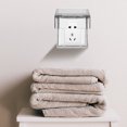 thumbnail image 4 of Miangastore 2pcs Waterproof Wall Switch Socket Cover 86 Splash-proof Socket Cover, 4 of 8