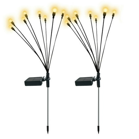 

Aousin Creative Solar Lamp Convenient Use Yard Decor for Outdoor (Warm Light+8LED)