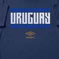 thumbnail image 2 of Umbro Men's Uruguay Stacked Soccer T Shirt (New Navy, S-XXXL), 2 of 4