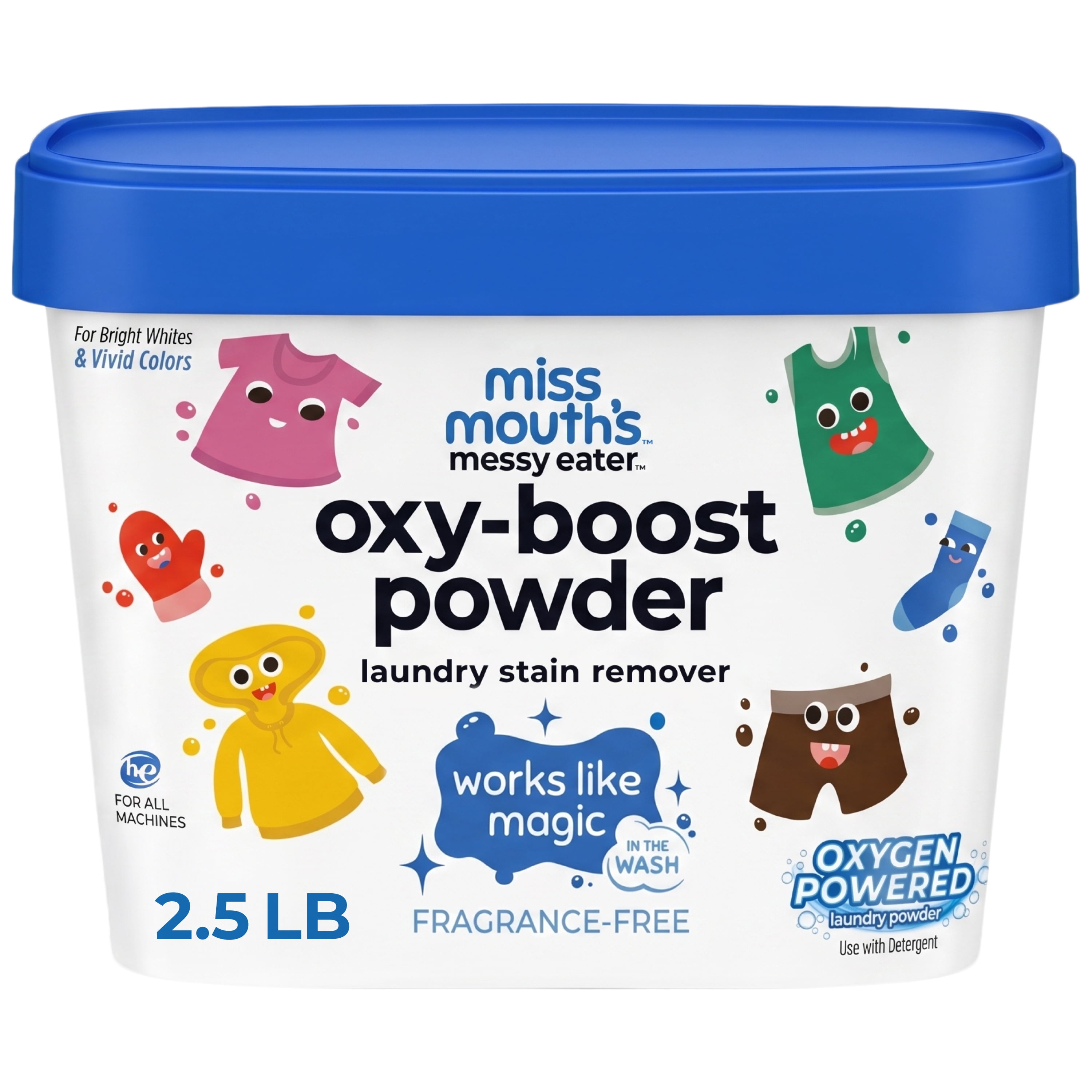 Miss Mouths Messy Eater Stain Treater Oxy Magic Powder 2.5 lb Tub