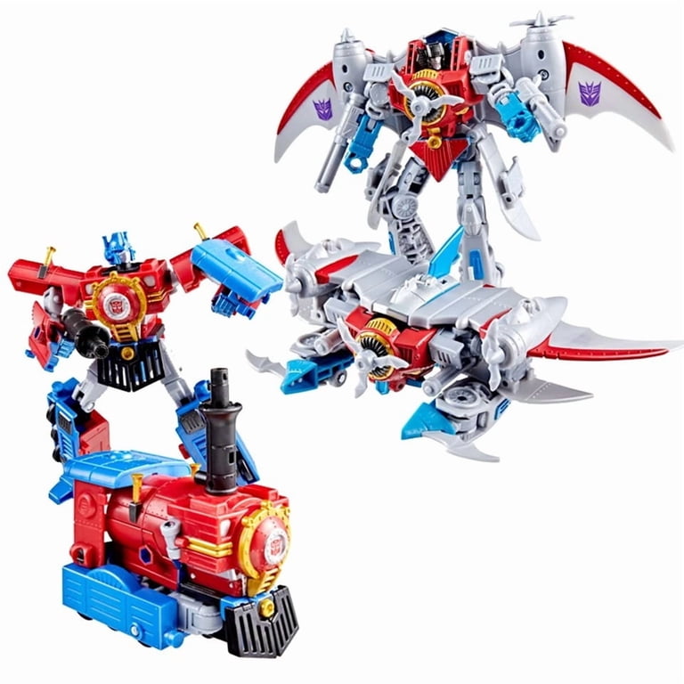 Transformers Timelines Optimus Prime and Starscream Action Figures