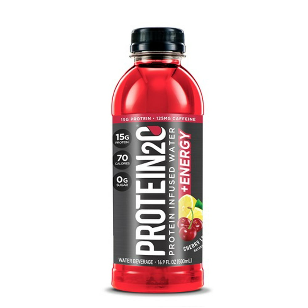 Protein2o 15g Whey Protein Infused Water Plus Energy, Cherry Lemonade