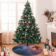 thumbnail image 7 of Lsque Watercolor Sky Dragon Print Christmas Tree Skirt, Tree Skirt with Ties or Velcro, Perfect for Holiday Decorations, Halloween, and New Year-48", 7 of 7