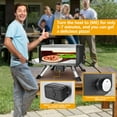 thumbnail image 3 of ARC USA Gas OutDoor Rotating Pizza Oven, Stainless Steel, Foldable Legs, 3 of 10