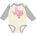 thumbnail image 3 of Inktastic Texas Silhouette Mandala Boys or Girls Long Sleeve Baby Bodysuit, 3 of 5