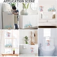 thumbnail image 4 of 6 Sheets Summer Ocean Toilet Stickers Turtle Shell Toilet Seat Lid Stickers Decals Self-Adhesive Bathroom Wall Sticker Toilet Cover Decor Decal PVC Waterproof Removable for WC Restroom for DIY, 4 of 9