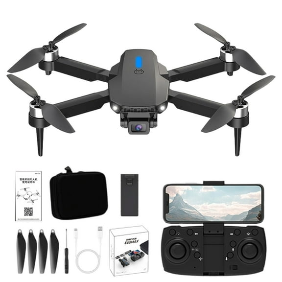 E88 MAX Drone with 4.92-Inch Screen Controller,Brushless Motor, Optical Flow Localization, Active Obstacle Avoidance