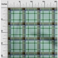 thumbnail image 1 of oneOone Georgette Viscose Fabric Tartan Check Printed Craft Fabric BTY 42 Inch Wide, 1 of 4
