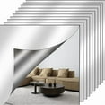thumbnail image 2 of Cadorn 1PCS HD Acrylic Full-Length Mirror, Self-Adhesive Flexible Bathroom Wall Mirror 12x12 Inch, Shatterproof Lightweight Reflective Surface for Home Decor Bedroom Vanity Installation, 2 of 2