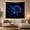 Deep Sea Angler, variant on Bioluminescent Jellyfish in Cosmic Deep Space, Mystical Celestial Theme for Ocean Lovers & Space Enthusiasts, Celestial Home Decor Halloween Gift Tapestry Wall Hanging for Bedroom, Living Room