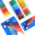 thumbnail image 3 of Juego de pinturas acrílicas profesionales para murales - 12 colores vibrantes resistentes al agua (15ml cada frasco) - Ideal para artistas y decoración creativa, 3 of 7