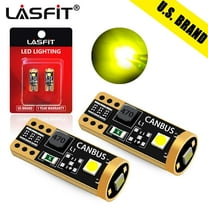 194 LED Bulbs, Lasfit 168 T10 W5W 158 Bulbs Canbus Error Free Interior Dome Map License Plate Trunk Cargo Lights, Gold Yellow (2Pcs)