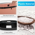 thumbnail image 3 of BestOffice 13Gal PlasticTrash Can Automatic Touchless, Odor Control Kitchen Garbage Can w/Lid, Pink, 3 of 7