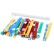 Unique Bargains50 Sets Multicolor Metal Organizer Binder Documents Clip Clamp Paper Fasteners