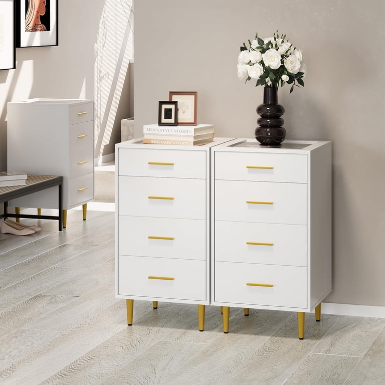Semiocthome 5-Drawer Dresser, Glass Top, RGB Light, Wooden Storage Cabinet, White - Walmart.com Semiocthome 5-Drawer Dresser, Glass Top, RGB Light, Wooden Storage Cabinet, White - Walmart.com
