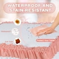 thumbnail image 4 of Wzzjkit Table Cloth Table Skirt Party Table Skirt Desk Skirt Falda Table Skirts for Rectangle Tables, 4 of 6
