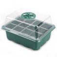 thumbnail image 2 of Kit de Propagation de Semis Pot de Plantation Réutilisable Humidité Dômes Ventilés pour les Légumes Pp Largement Utiliser Mini Serre, Vert, 12 Trous, 2 of 5
