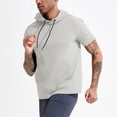 thumbnail image 2 of Camiseta ligera con capucha para running y fitness para hombre - Manga corta, secado rápido, deportiva/ocio, tallas S-XXXL, 2 of 8