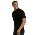 thumbnail image 2 of Men's Cotton Classic Fit Polo Shirt S, Black, 2 of 3