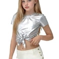 thumbnail image 2 of Niños Disfraces Niños Primavera Verano Color Sólido Carnaval Festa Festival Desempeño Cuello Redondo Camiseta Top para Niño Pequeño, 2 of 8