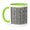 Green/White, variant on 3drose, Close up of Aspen Tree, Keebler Pass, Rocky Mountains, Colorado, 11oz Mug