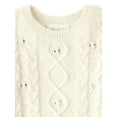 thumbnail image 5 of The Children's Place Girls Long Sleeve Cable Knit Sweater Dress, Sizes XS-XXL, 5 of 5