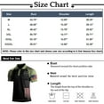 thumbnail image 5 of Act Now！ HIMIWAY Stars and Stripes Tunics Mens American Flag T-Shirts, Men's USA Flag Graphic T-Shirts Short Sleeve American Patriotic Vintage T Shirt Green M, 5 of 6