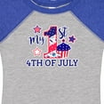 thumbnail image 4 of Inktastic My 1st 4th of July with Stars and Cupcake Boys or Girls Baby Bodysuit, 4 of 5