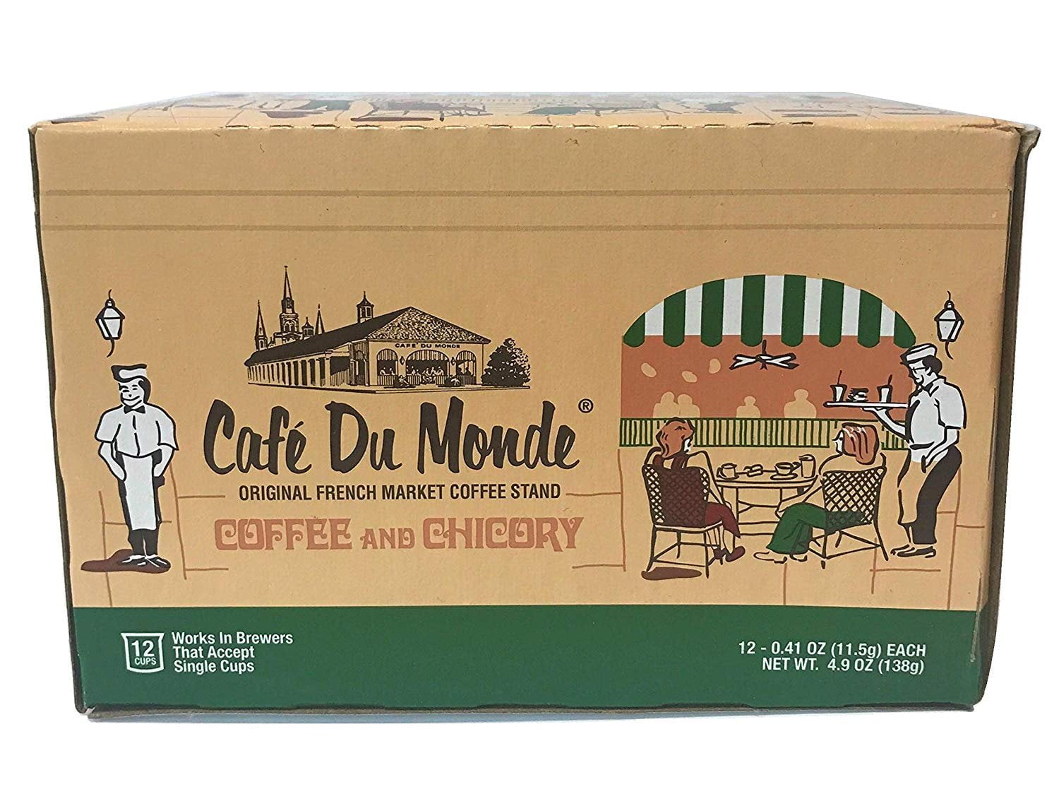 Cafe Du Monde Coffee and Chicory Single Serve Cups 72 Count