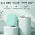 thumbnail image 4 of TOLENFUL Label Maker with Tape Portable Inkless Bluetooth Thermal Sticker Printer, XenGro AH-P05(Green), 4 of 10