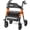 Orange, variant on VOCIC Walkers for Seniors, Heavy Duty Rollator Walker with Seat, 350lb Capacity, Black