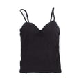 thumbnail image 1 of Wuffmeow Camisole en Coton Extensible pour Femmes avec Soutien-Gorge Intégré, 1 of 6