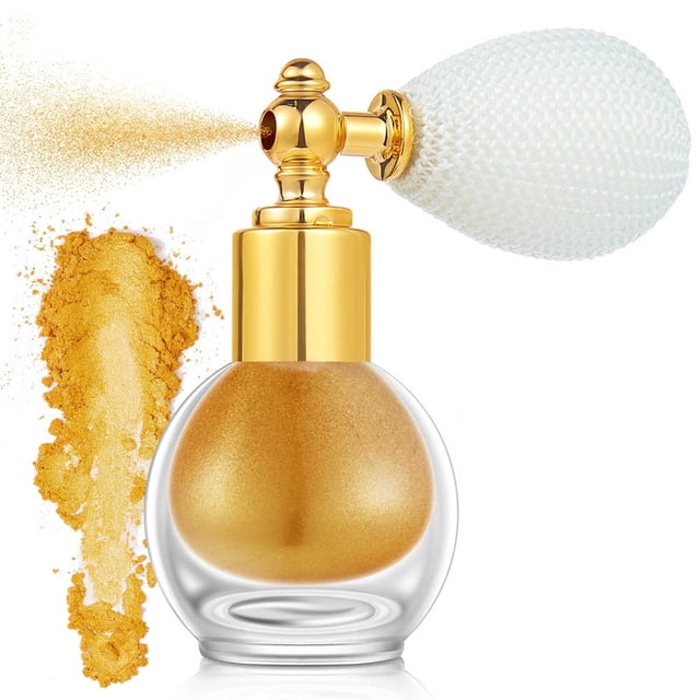 Heliisoer High-gloss Brightening Powder Spray Body Powder Spray Glitter Powder