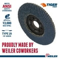 thumbnail image 2 of Weiler Fiber Disc,4 1/2 in Dia,7/8in Arbor 97900, 2 of 6