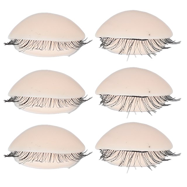Mannequin Head Eyelids Eyelids With Eyelashes Eyelash Extension Eyelids Eyelash Grafting Eyelids False Eyelids With Eyelashes 3 Pairs Mannequin Head Eyelids With Eyelashes For