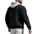 thumbnail image 5 of IWRICH Mens Casual Cotton Hoodies Drawstring Quarter Zip Pullover Sweatshirts M, 5 of 9