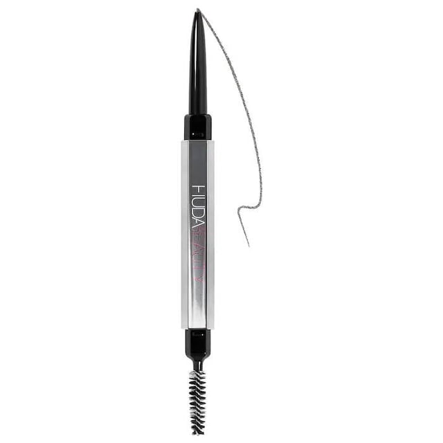 Lápiz de cejas Huda #BombBrows Microshade Castaño Claro