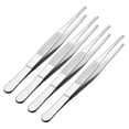 thumbnail image 1 of Unique Bargains 4 Pcs Pinces Droites en Acier Inoxydable de 6,3 Pouces Embout Dentelé, 1 of 3
