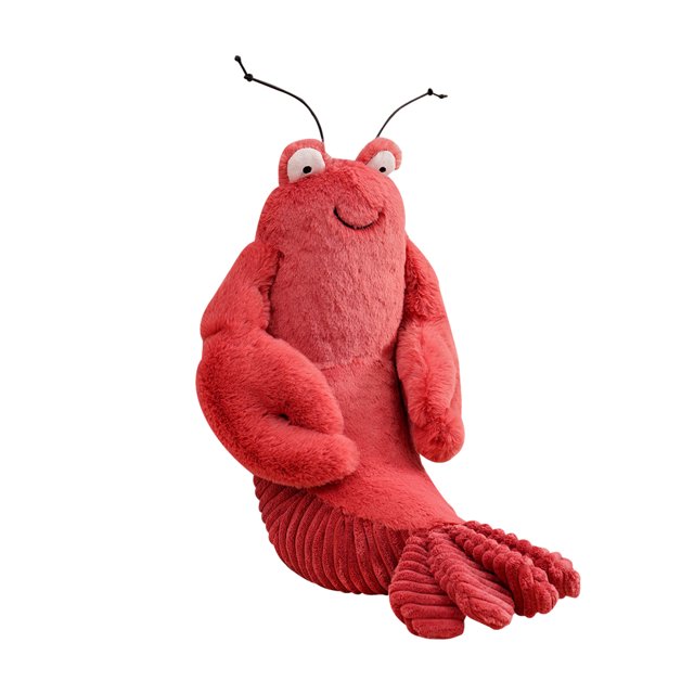 Ounissouiy 22/45cm muñeca simulación Anime rojo langosta cangrejos Adorable peluche camarón sofá cojín para niños L Type3 NO3
