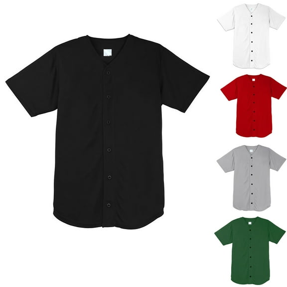 Xunlbb Men's Shirts T-Shirt for Men Men Casual Fitness Short Sleeved V-neck Mesh Breathable Sports Cardigan Blouse, M-2XL