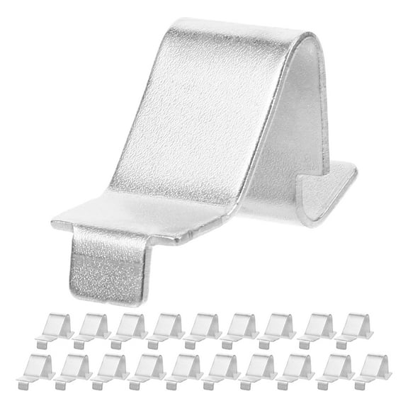 20pcs Heavy Duty Metal Shelf Clips for Cabinet Support and Shelving Clamps