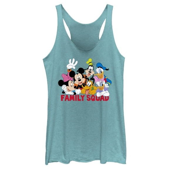 Women's Mickey & Friends Family Squad Racerback Tank Top