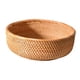 thumbnail image 5 of Cesta de ratán redonda decorativa para almacenar pan y verduras. Medio, 5 of 9