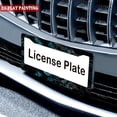 thumbnail image 4 of License Plate Frame 2PC Artistic Teal - Brown Marble Car License Plate Holders with Screws & Caps 6.3x12.2inch(16x31cm), 4 of 8