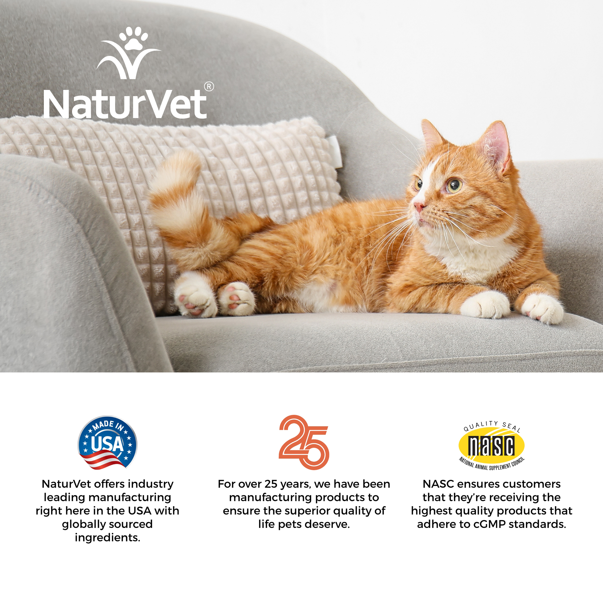 NaturVet Scoopables Digestive Enzymes, Cat Supplements, 45 Scoops