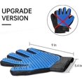 thumbnail image 2 of [upgraded 2-in-1 Blue Pet Grooming Glove, Xqday Dog And Cat Hair Remover Mitt With, 2 of 5