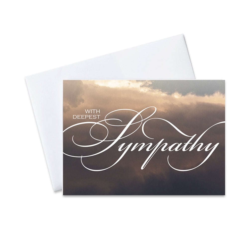 CEO Cards Sympathy Greeting Card Box Set of 25 Cards & 26 Envelopes - S1602