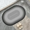 thumbnail image 5 of Guanhe Rubber Bathroom Rugs, No Slip Bath Mats Absorbent Quick-drying Wear-resistant Kitchen Doormats Washable Bathroom Floor Mats,24x16'',Gray, 5 of 9