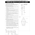 thumbnail image 2 of Livex Lighting 2285-04 Westover 2-Light Outdoor Chain Hang, Black, 2 of 2